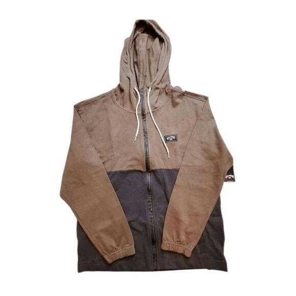 Men's Billabong Abner Full Zip Lightweight Jacket Hoodie Size M - Picture 1 of 9